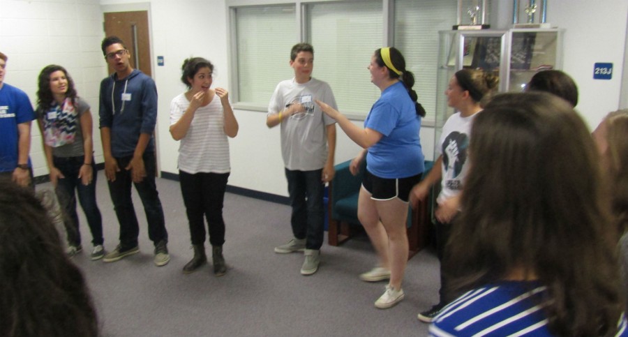 Group activities and icebreakers help students  connect to one another in ROAR. The next ROAR event will be Nov. 12.