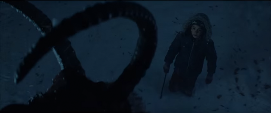Taken from the movies trailer courtesy of Universal Pictures, Max Engel (Emjay Anthony) comes face to face with the Christmas Devil himself. Krampus came out on Dec. 4.