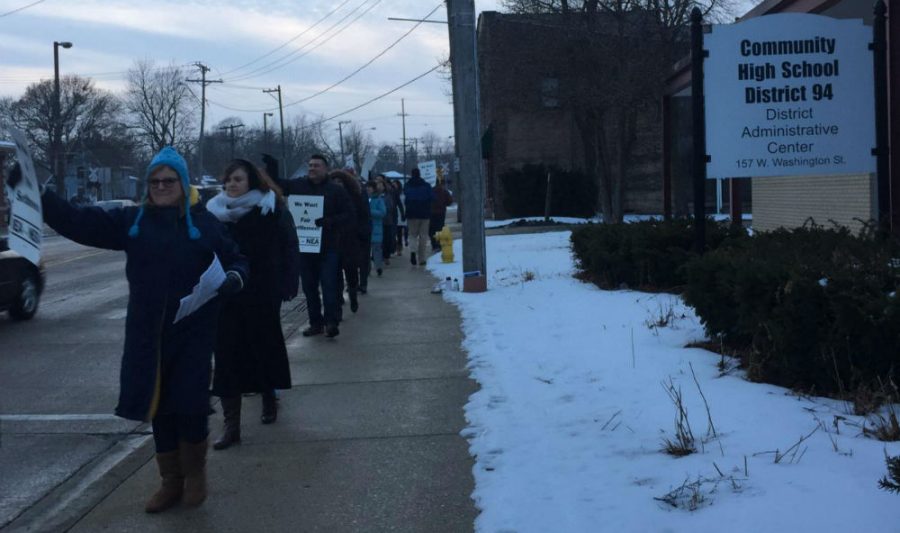 President of Board of Education Gary Saake expressed disappointment at the many events held by the West Chicago Teachers Association like informational picketing.  