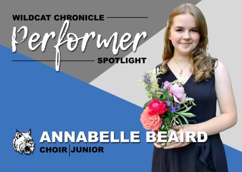 Junior AnnaBelle Beaird is a member of both the honors acapella chamber choir and concert choir.