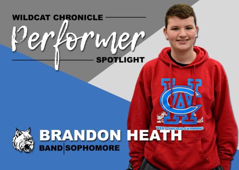 Marching and concert band member Brandon Heath is this weeks Performer Spotlight.