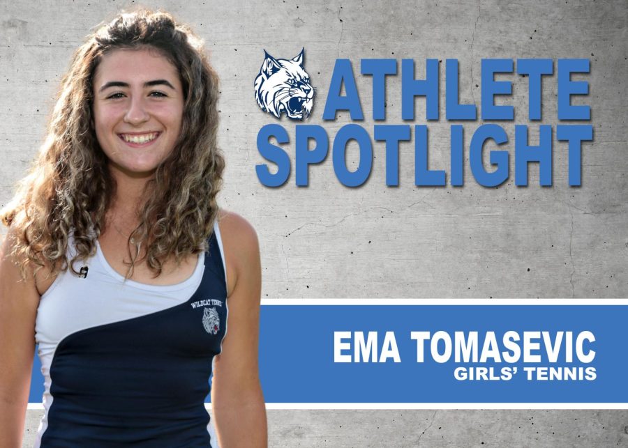 Athlete Spotlight: Ema Tomasevic backhands junior year