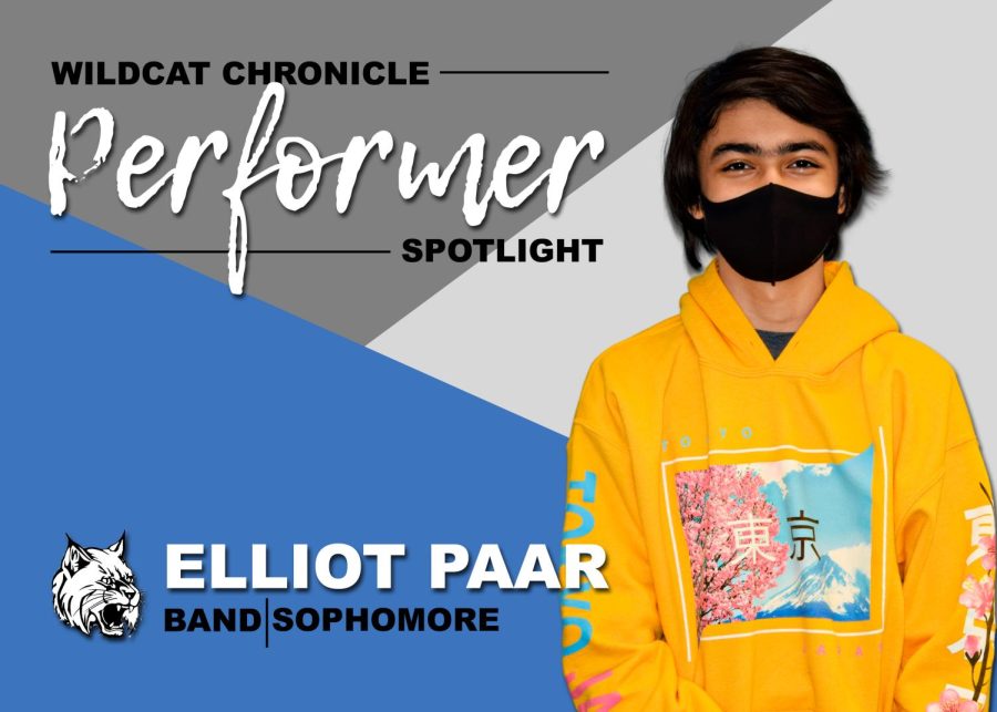 Sophomore+Elliot+Paar+is+a+member+of+the+concert+band+at+WEGO.