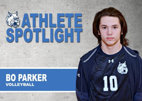 Senior Bo Parker is a two-year member of the boys volleyball team.