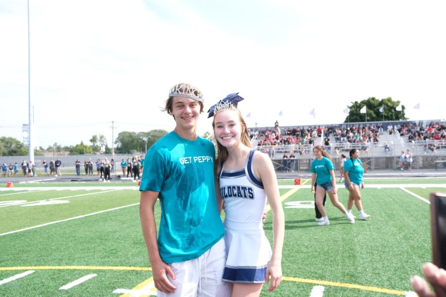 Seniors Aidan Murrin and Anna Lesny were crowned Homecoming King and Queen over the weekend.