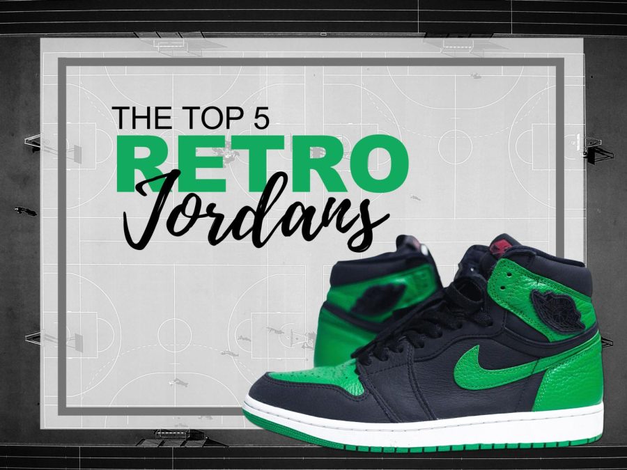 Air+Jordans+have+captivated+sneakerheads+for+decades%2C+and+with+even+more+retro+options+trending+now%2C+it+is+hard+to+select+a+top+five.+%28Photo+Illustration+created+by+Wildcat+Chronicle+Staff+using+non-copyrighted+images+from+Deybson+Mallony+and+Derice+Jason+Fahnkow+via+Pexels.com%29