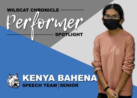 Senior Kenya Bahena is a long-time member of the Speech Team.
