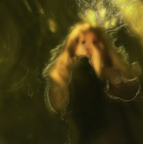 An abstract image of brakence, who appears to be in some sort of forest. This image also serves as the album cover for “hypochondriac”. (Courtesy of RateYourMusic.com)