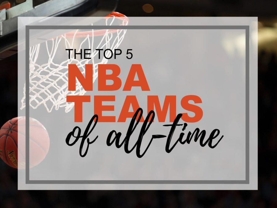 There have been dream teams ever since the NBA was established: here are just five of them. (Photo illustration created by Wildcat Chronicle staff using royalty-free image from Markus Spiske via Pexels.com)