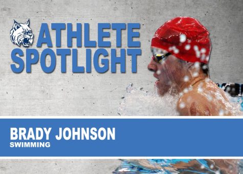 Junior Brady Johnson looks to the state competition as he finishes out his third year on the swim team.