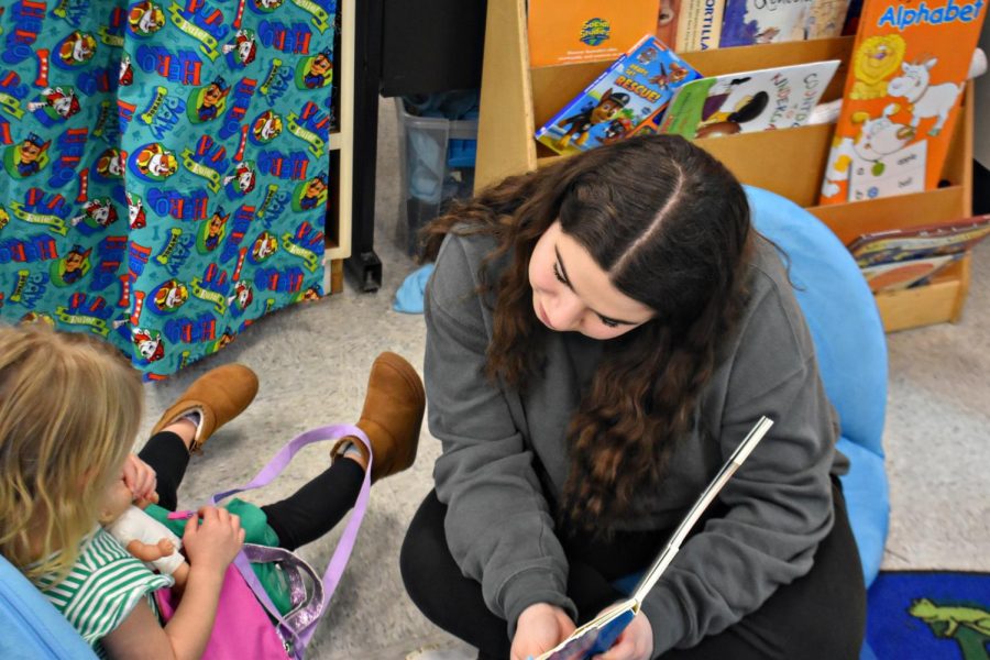 Child Development is one of the elective offerings at West Chicago Community High School. Each spring, this class opens a limited preschool for area residents.