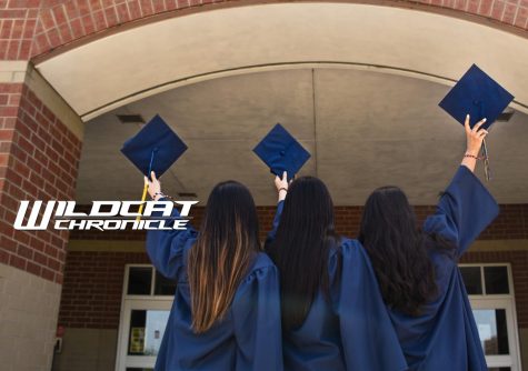 The Class of 2023 bids farewell to West Chicago Community High School in May. (Photo illustration created by Wildcat Chronicle Staff with royalty-free image from Leon Wu via Unsplash)