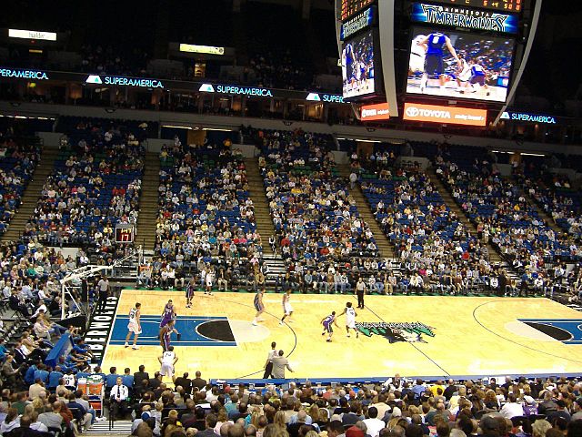 A+Timberwolves+game+at+Target+Center+in+Minneapolis.+%28Photo+courtesy+of+Amy+Mingo+via+Wikimedia+Commons%29