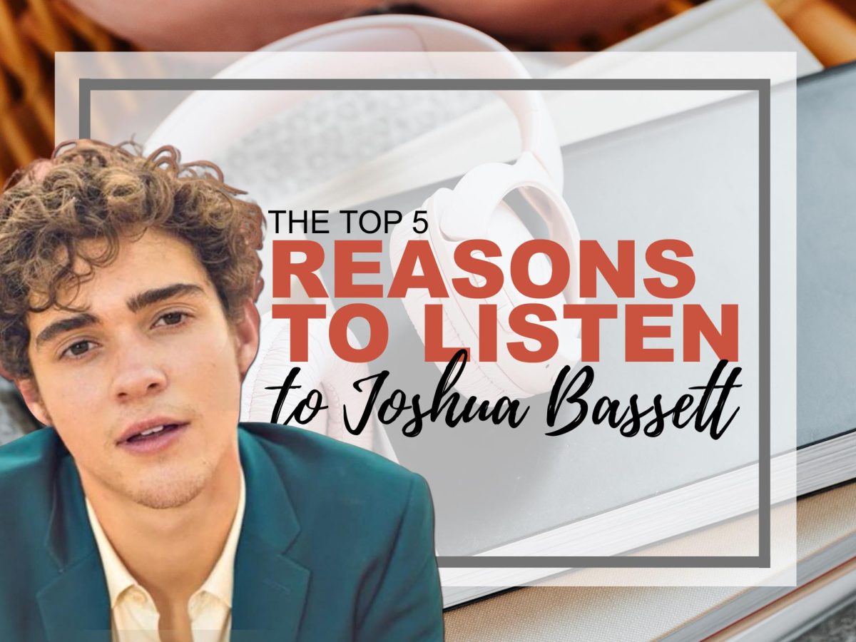 Joshua Bassett is a unique and inspiring musician who deserves a spot on many teens playlists. (Photo created by the Wildcat Chronicle staff using an image from Joshua Bassetts website and Pexels creator Karolina Grabowska)