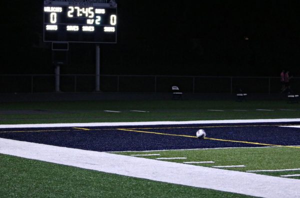 The Wildcats score in the second half of the game against Glenbard East on Sept. 13 remained 0-0. 
