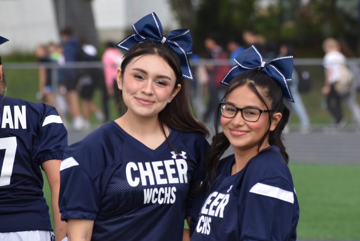 The cheer team was also present to perform at the pep assembly on Sept. 29 at Memorial Stadium.