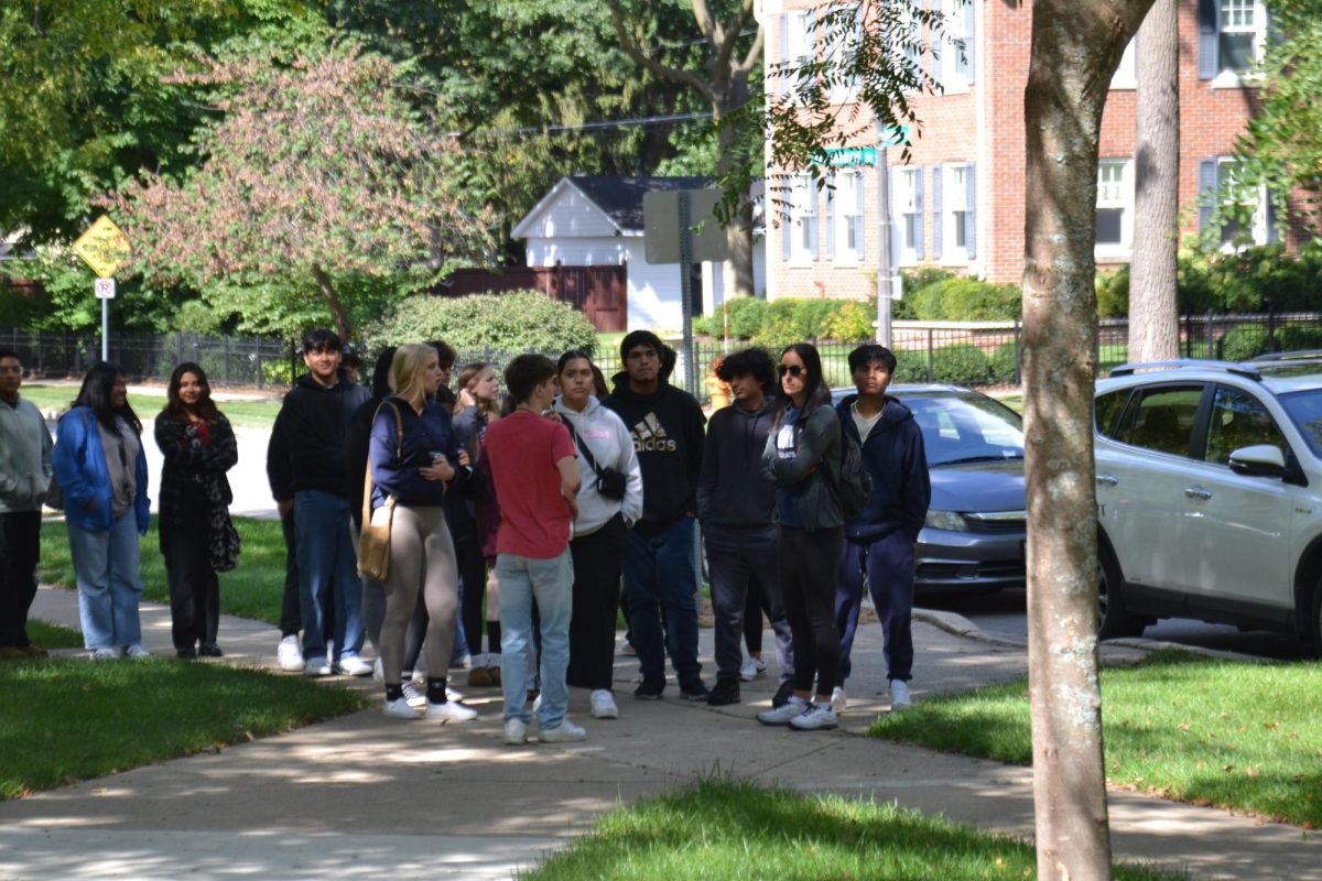 The tour worked its way to several locations on campus so that students could get a feel for the academic halls and residence halls.