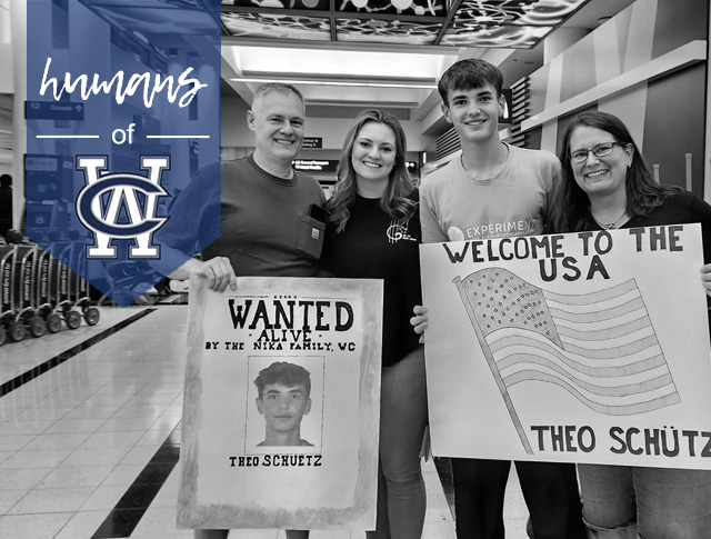 Foreign exchange student Theo Schuetz is making WEGO his home-away-from-home for the 2023-24 school year. (Photo courtesy of Meredith Nika)