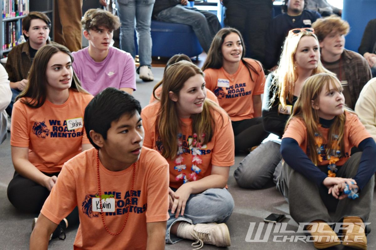 ROAR mentors listen attentively as the session continues in the LRC on Nov. 9.