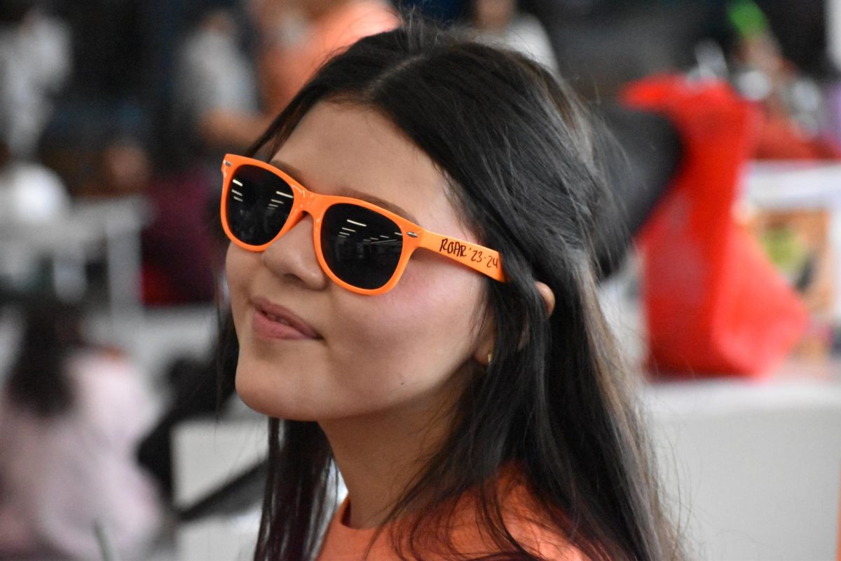 Junior and Roar mentor, Noelia Vargas poses for a photo with her ROAR 23-24 sunglasses.