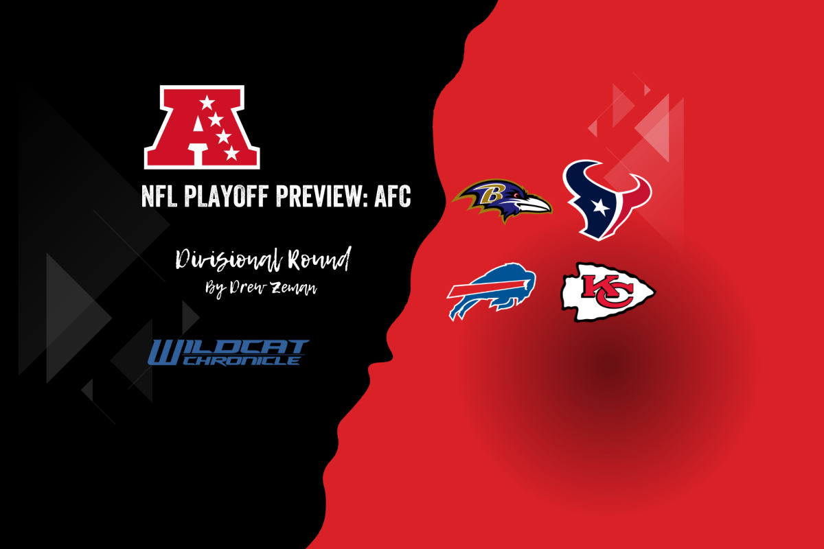 The Divisional Round has arrived, and the match-ups promise an exciting couple of games. (Photo illustration created by Carlos Allen via Canva)