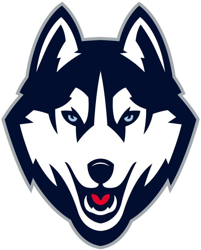 The University of Connecticut is a top-contender in this years March Madness, especially after last years first-place finish. (Logo used per Fair Use guidelines via Wikipedia and the UCONN Logo Sheet)