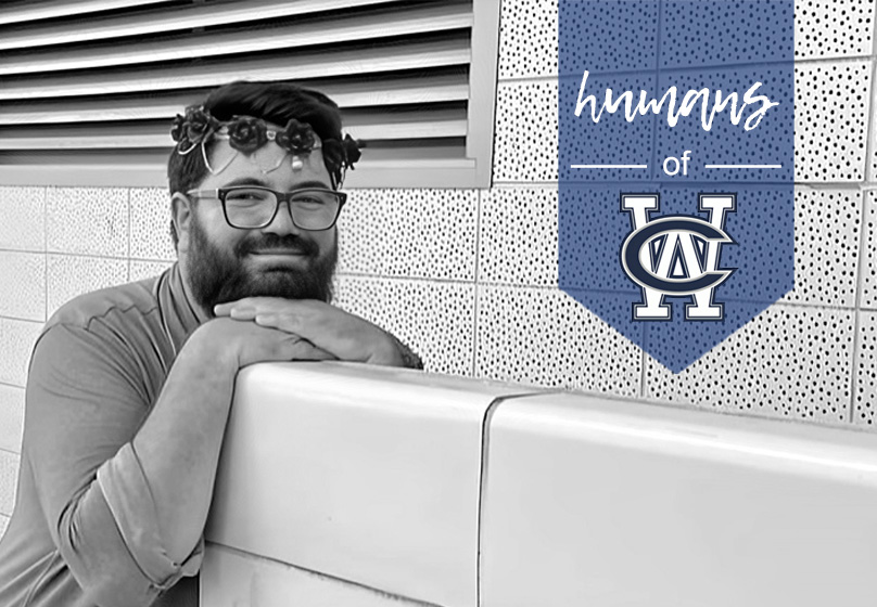 SPED teacher and swim coach Josh May joined the WEGO staff just a few years ago, and has already left an imprint: he is known for his fun attitude in the classroom and on the pool deck. (Photo illustration created by Wildcat Chronicle staff using an image courtesy of Josh May)