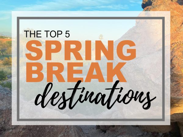 Warm weather is a spring break must in this reporters opinion, and these destinations fit the bill. (Photo illustration created by Miley Pegg)