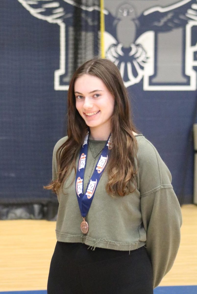 Sasha Baumgartner placed sixth in news writing at the state competition. 