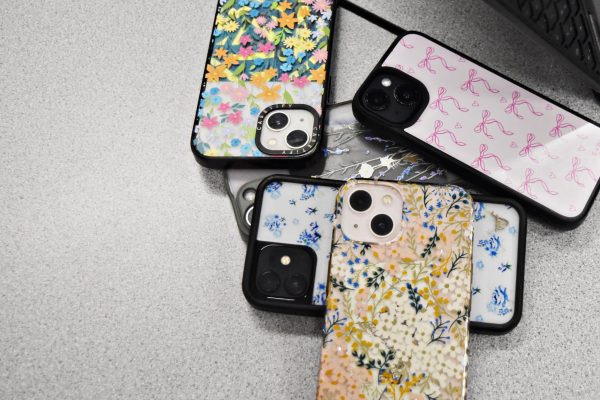 There have been some notable trends in cell phone cases this year, including designs that veer toward a coquette aesthetic.