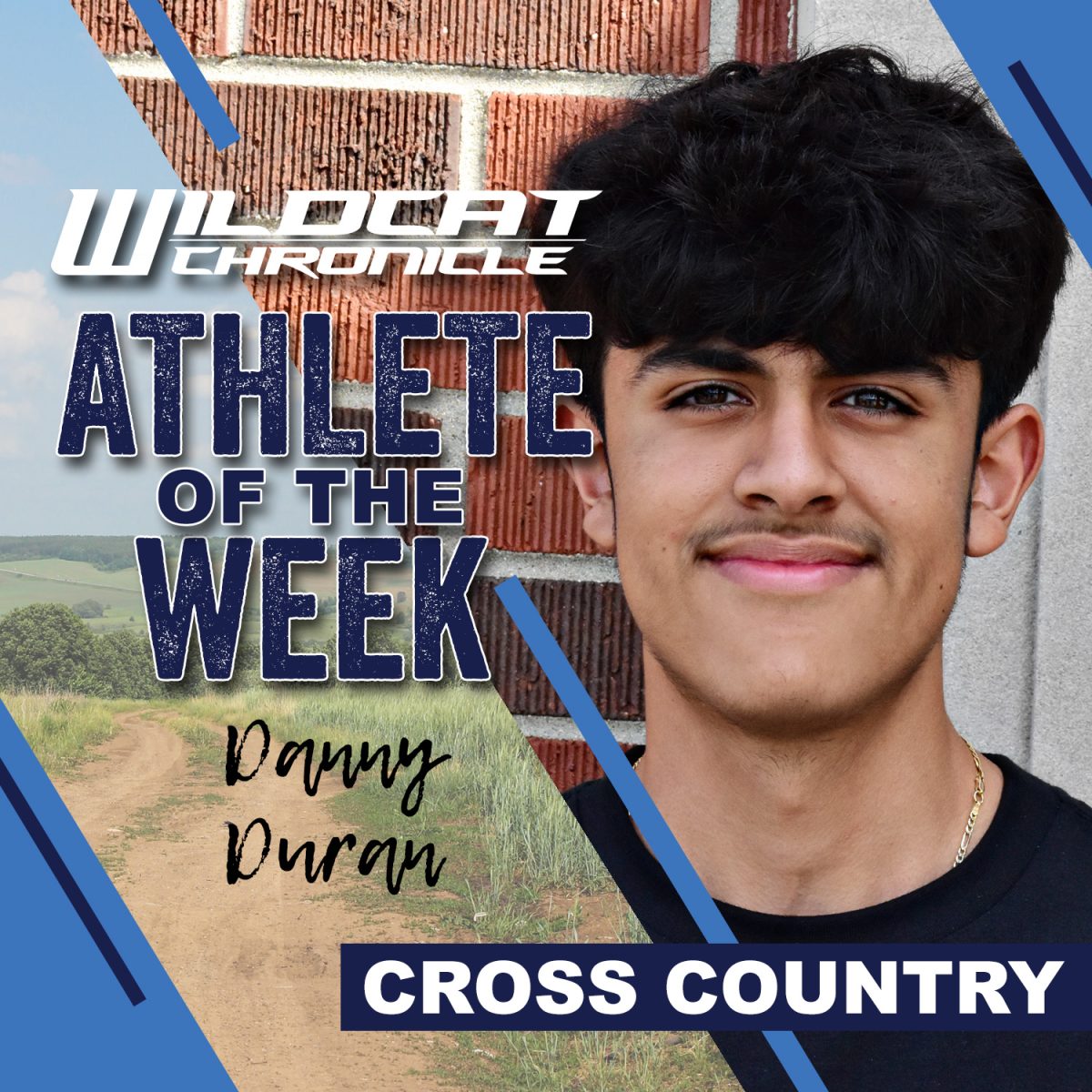 SEPT. 8-14: Junior Danny Duran "already one of our top varsity runners," according to Coach Dave Sayner. This first time cross country runner has an impressive sub-5-minute mile, clocking in at 4:47.44, which will help him in the long-distance runs this season.