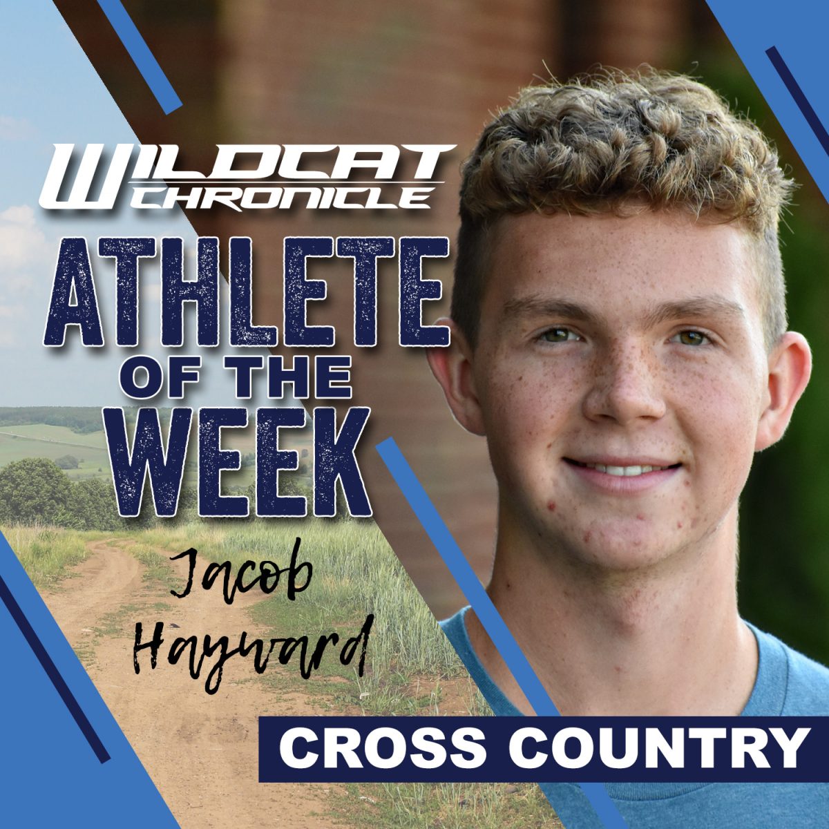 SEPT. 8-14: Junior Jacob Hayward is one of the cross country team captains, and his coaches describe him as having "a great work ethic and leadership skills." Hayward is a standout in the 3-mile run.