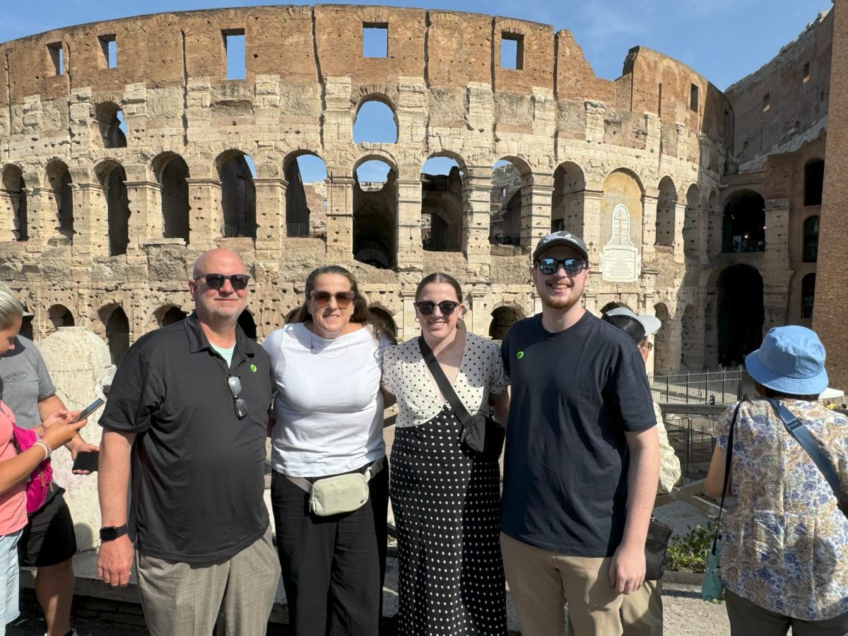 Although her passion lies in English literature, teacher Jennifer Ward enjoys traveling to destinations far and wide, including Italy, where she traveled with her family. (Photo courtesy of Jen Ward)