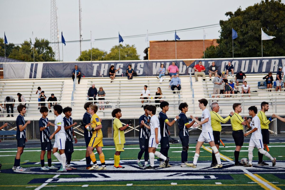 The Wildcats thank Lyons Township for the game on Sept. 12.