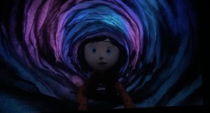 Young Coraline enters The Other World in the film. (Photo credited to Focus Features)