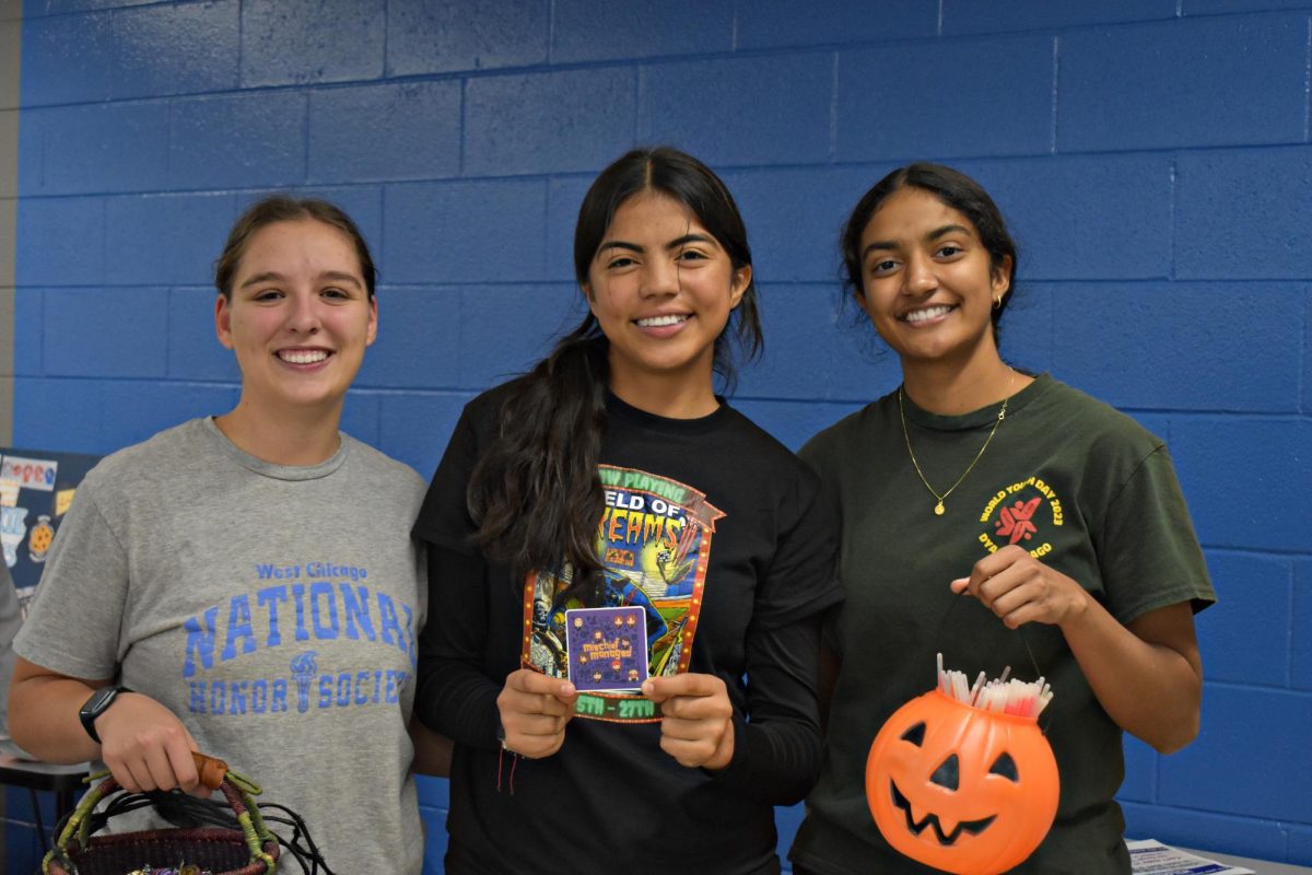 At some point, teenagers need to leave the traditions to their youth - they (like these students from West Chicago Community High School's National Honor Society) become the treaters, rather than those seeking treats.