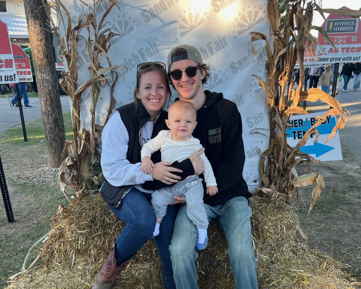 Danielle Nolin takes in the fall festivities with her family. (Photo courtesy of Danielle Nolin)