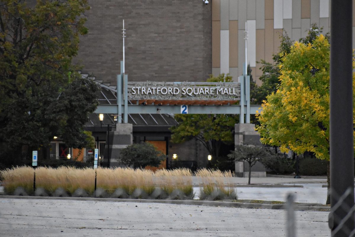 Once a booming mall, Stratford Square's  walls are now boarded up, with minimal lighting and overgrown trees flanking its entrances. Much of the existing structure will be demolished to make way for The Grove at Bloomingdale Commons.