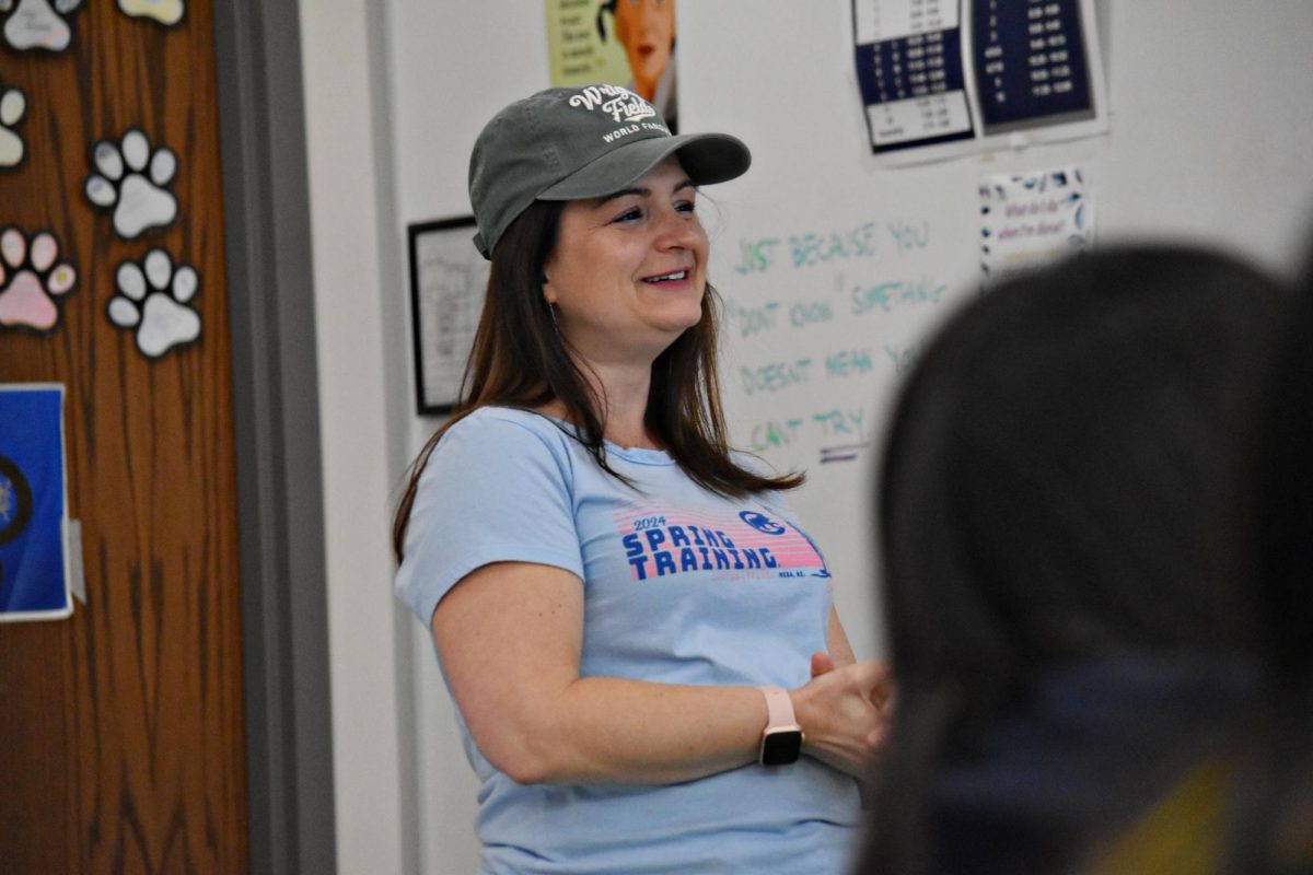 Adviser Tara Deleon also teaches the Creative Writing senior elective class.