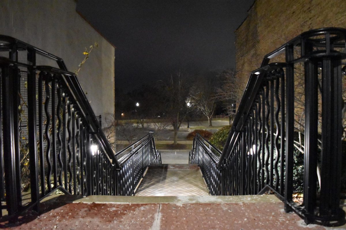 The quiet streets of downtown West Chicago at night, showcasing the charm and potential of this historic community.