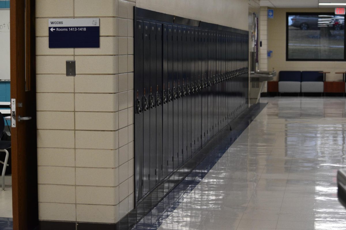 WEGO students are familiar with this hallway, leading to the math wing, which was last updated in 2016, according to Director of Business Services Dan Oberg.