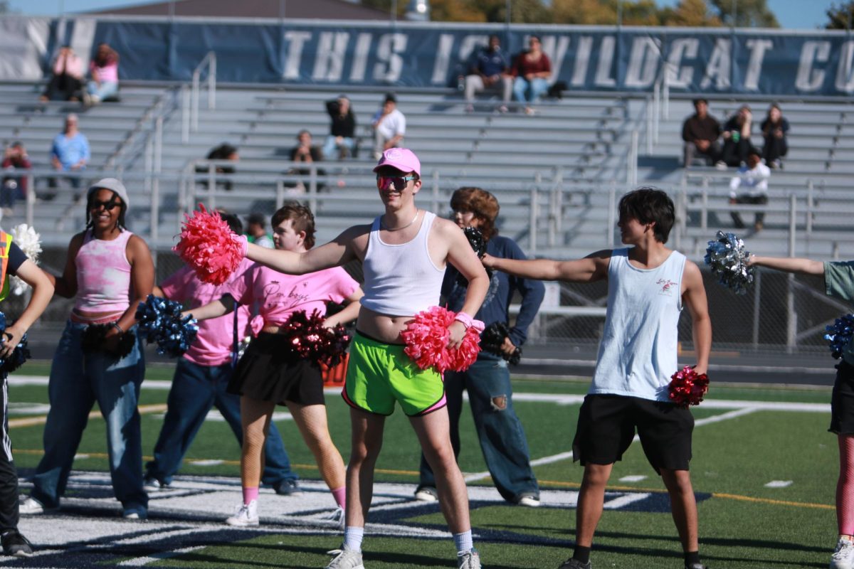 Annually, WEGO holds a powder puff game with 'Pom Boys' performing for the halftime show.  Acts like the Pom Boys' imply that masculinity does not have to fit a mold.