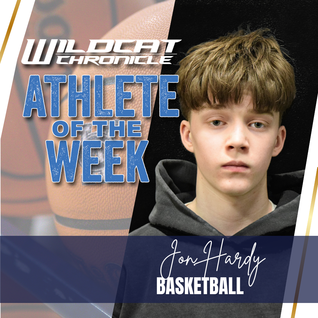 JAN. 11–17: Freshman Jon Hardy was named Athlete of the Week for boys’ basketball after making an impact as a point guard on the sophomore team. Hardy’s high basketball IQ and court vision have helped him limit turnovers while consistently creating scoring opportunities for his teammates. Despite his size and age, he has also emerged as one of the team’s leading rebounders. His effort and commitment to improvement have stood out throughout the season, both on and off the court. Hardy was nominated by Coach Dave Sayner.