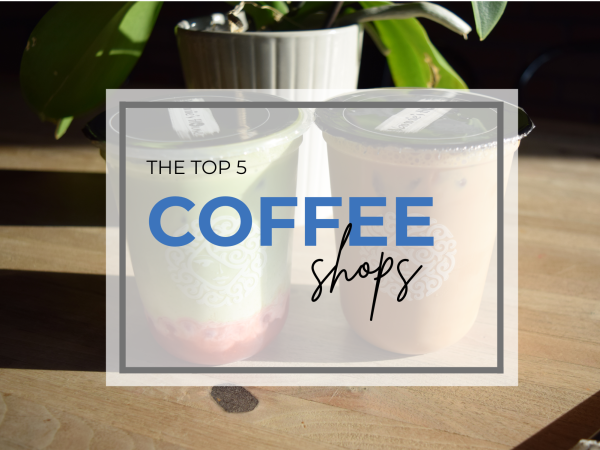 A latte photographed in a bright café setting hints at the comfortable vibe offered by many Illinois coffee shops.