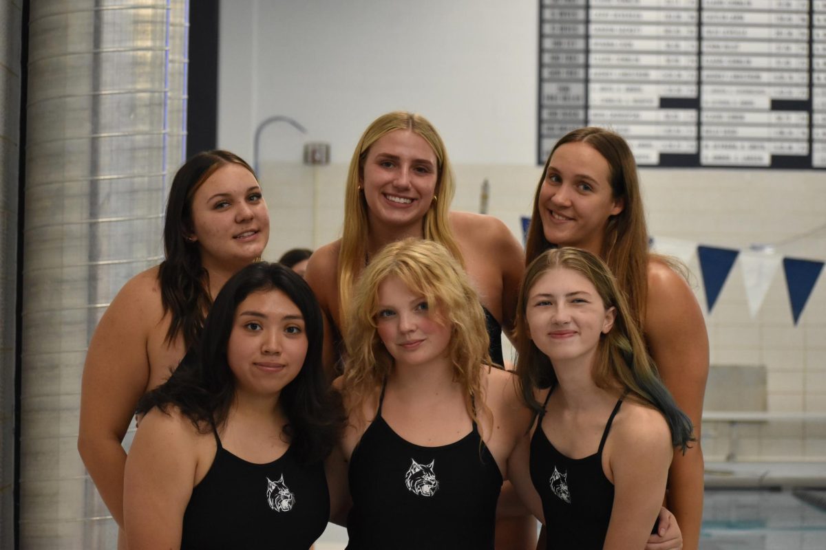 This year's swim team seniors celebrated their last home meet before regionals in style.