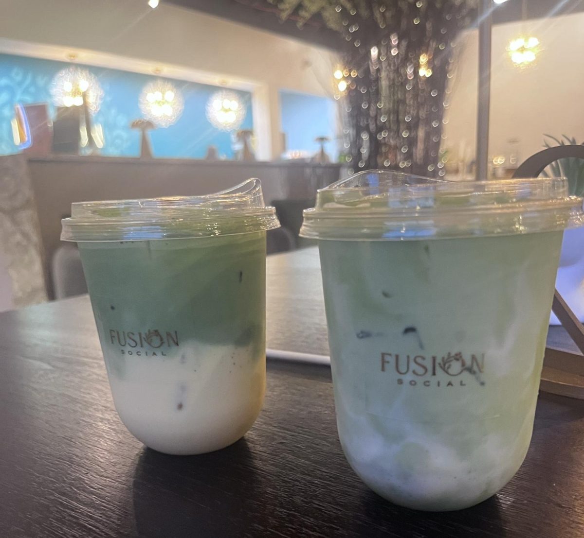 Fusion Social's iced matcha comes in a variety of flavors, so even people who are matcha-hesitant can find a flavor that works well for them.