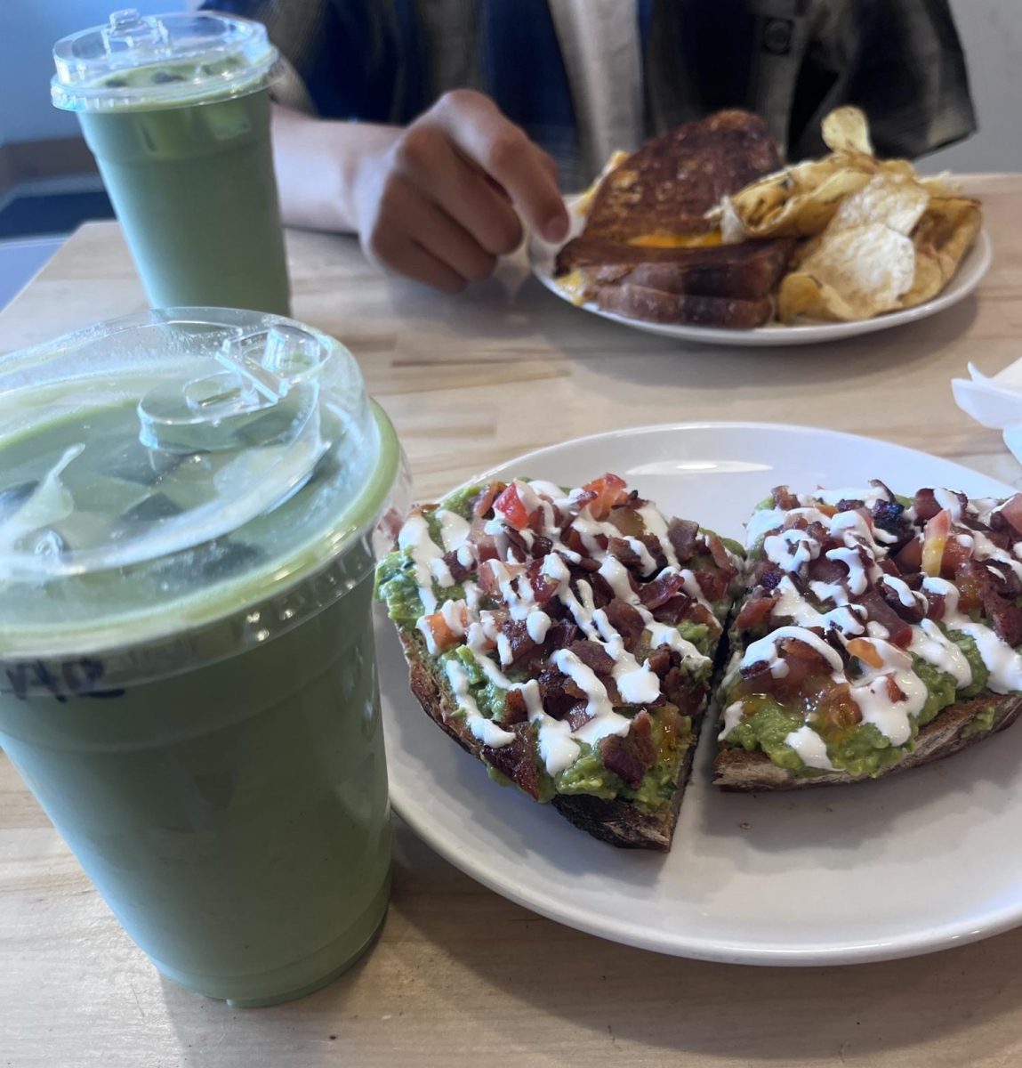 Matcha and savory pastries offer the perfect fuel for anyone studying for finals or meeting a friend for a coffee date - and Kindred Coffee Roasters is a great stop for both.