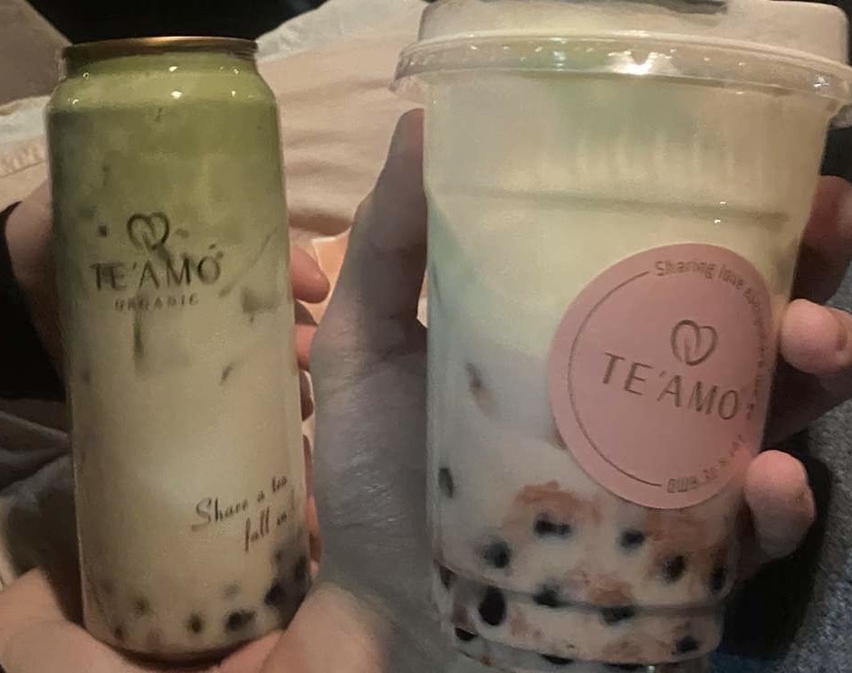 The obvious choice for matcha: Te’amo Boba. Customers cannot go wrong with their rich, creamy, and delicious drinks.