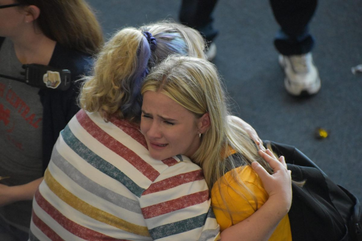 Izzy Colburn, Class of 24 senior, lost a cherished necklace in her the last day of high school. Embraced by a teacher, she faces the loss of an item that brought her comfort and reminded her of love.