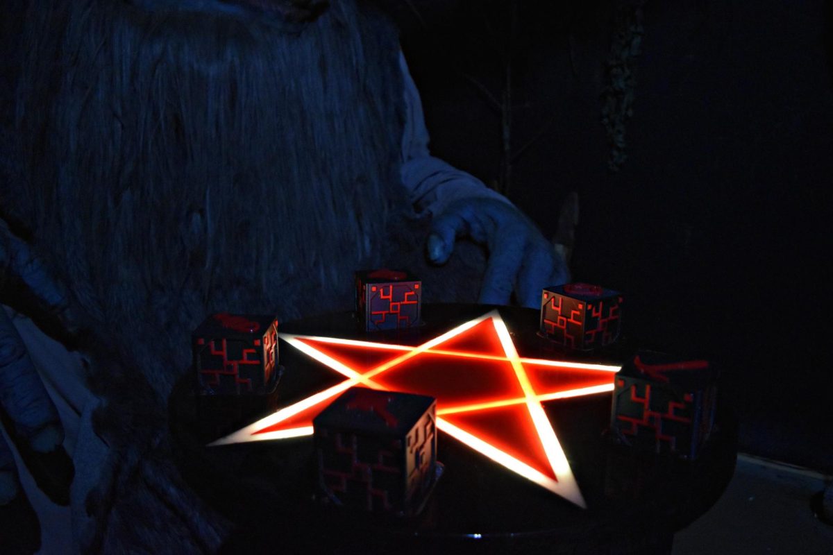 Participants must find five artifacts and place them on a podium to escape “Ritual Escape,” a new attraction at 5 Points Haunted House. The challenge awakens a monster as part of the experience.